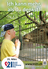 Poster zum Welt Down-Syndrom Tag 2013