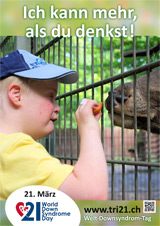 Poster zum Welt Down-Syndrom Tag 2013