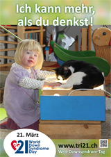 Poster zum Welt Down-Syndrom Tag 2013