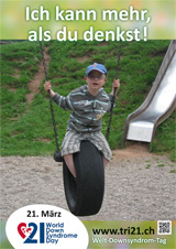 Poster zum Welt Down-Syndrom Tag 2013