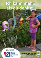 Poster zum Welt Down-Syndrom Tag 2013