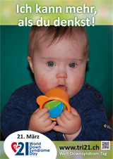 Poster zum Welt Down-Syndrom Tag 2013