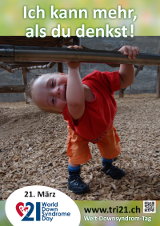 Poster zum Welt Down-Syndrom Tag 2013
