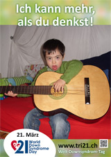 Poster zum Welt Down-Syndrom Tag 2013