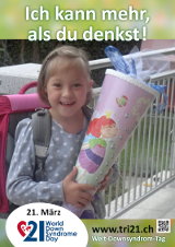 Poster zum Welt Down-Syndrom Tag 2013