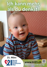 Poster zum Welt Down-Syndrom Tag 2013