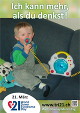 Poster zum Welt Down-Syndrom Tag 2013