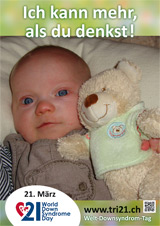 Poster zum Welt Down-Syndrom Tag 2013