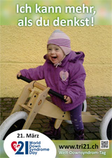 Poster zum Welt Down-Syndrom Tag 2013
