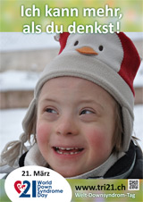 Poster zum Welt Down-Syndrom Tag 2013