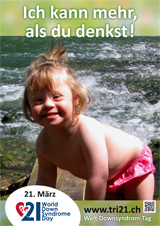 Poster zum Welt Down-Syndrom Tag 2013