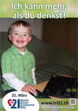 Poster zum Welt Down-Syndrom Tag 2013