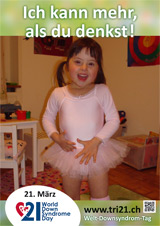 Poster zum Welt Down-Syndrom Tag 2013