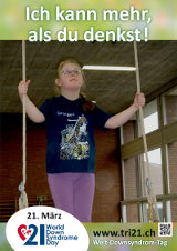 Poster zum Welt Down-Syndrom Tag 2013