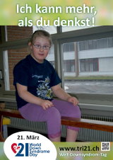 Poster zum Welt Down-Syndrom Tag 2013