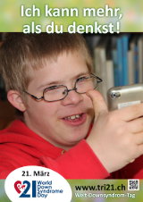 Poster zum Welt Down-Syndrom Tag 2013