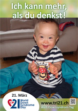 Poster zum Welt Down-Syndrom Tag 2013