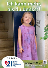 Poster zum Welt Down-Syndrom Tag 2013