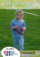 Poster zum Welt Down-Syndrom Tag 2013
