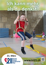 Poster zum Welt Down-Syndrom Tag 2013
