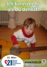 Poster zum Welt Down-Syndrom Tag 2013