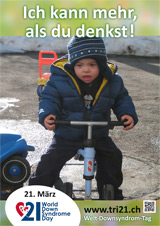 Poster zum Welt Down-Syndrom Tag 2013