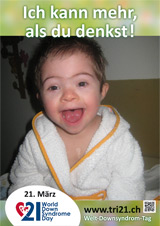 Poster zum Welt Down-Syndrom Tag 2013