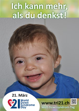 Poster zum Welt Down-Syndrom Tag 2013