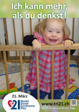Poster zum Welt Down-Syndrom Tag 2013