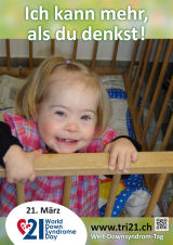 Poster zum Welt Down-Syndrom Tag 2013