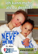 Poster zum Welt Down-Syndrom Tag 2013