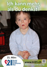 Poster zum Welt Down-Syndrom Tag 2013