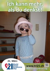 Poster zum Welt Down-Syndrom Tag 2013
