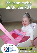 Poster zum Welt Down-Syndrom Tag 2013