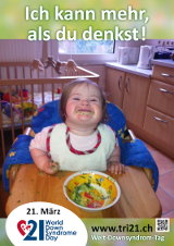 Poster zum Welt Down-Syndrom Tag 2013