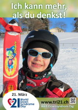 Poster zum Welt Down-Syndrom Tag 2013