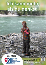 Poster zum Welt Down-Syndrom Tag 2013