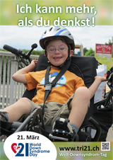Poster zum Welt Down-Syndrom Tag 2013