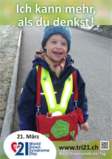 Poster zum Welt Down-Syndrom Tag 2013