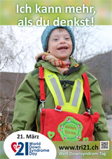 Poster zum Welt Down-Syndrom Tag 2013