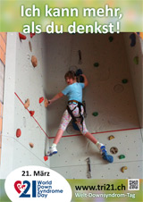 Poster zum Welt Down-Syndrom Tag 2013