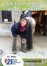 Poster zum Welt Down-Syndrom Tag 2013