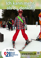Poster zum Welt Down-Syndrom Tag 2013