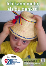 Poster zum Welt Down-Syndrom Tag 2013