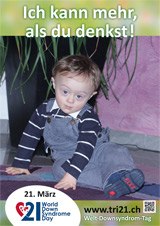Poster zum Welt Down-Syndrom Tag 2013