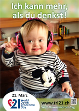 Poster zum Welt Down-Syndrom Tag 2013