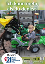 Poster zum Welt Down-Syndrom Tag 2013