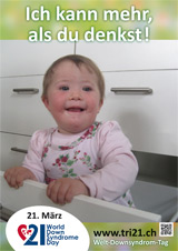 Poster zum Welt Down-Syndrom Tag 2013