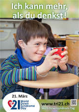 Poster zum Welt Down-Syndrom Tag 2013