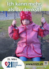 Poster zum Welt Down-Syndrom Tag 2013